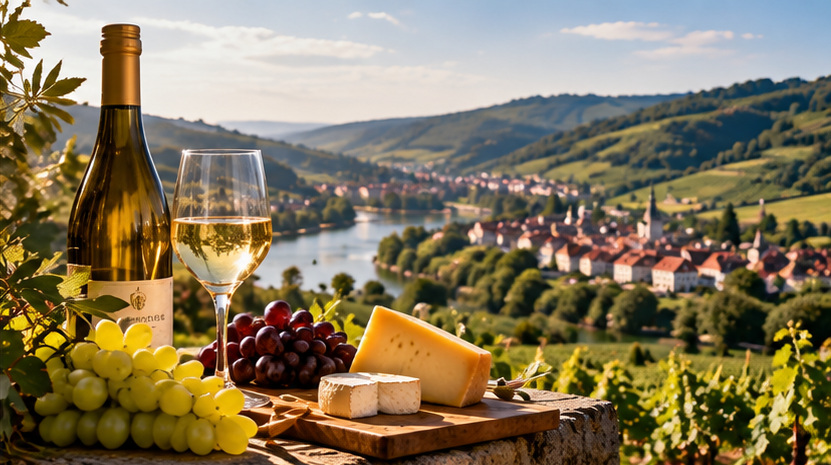 Sparkling wine in elegant glasses